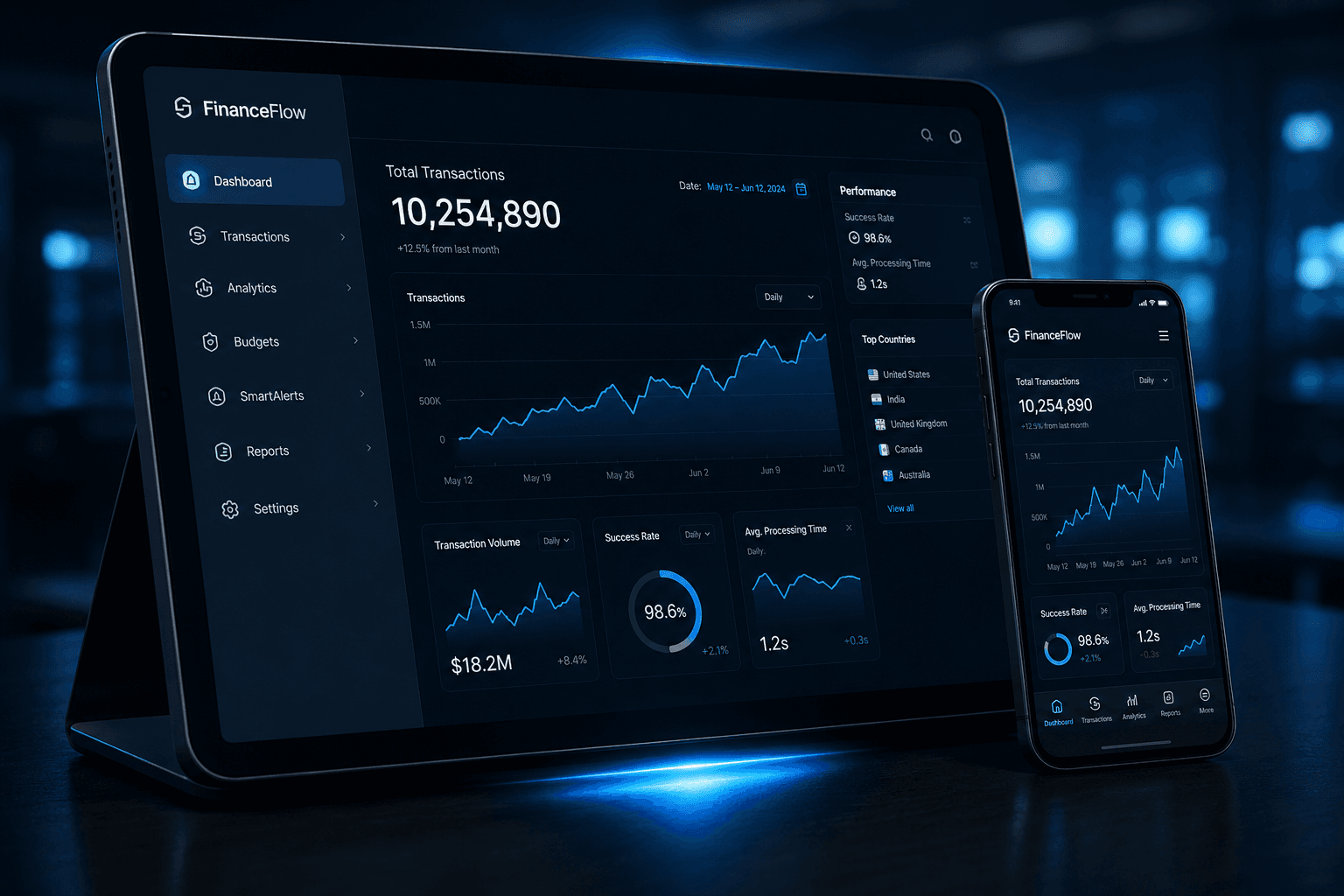 FinanceFlow project preview