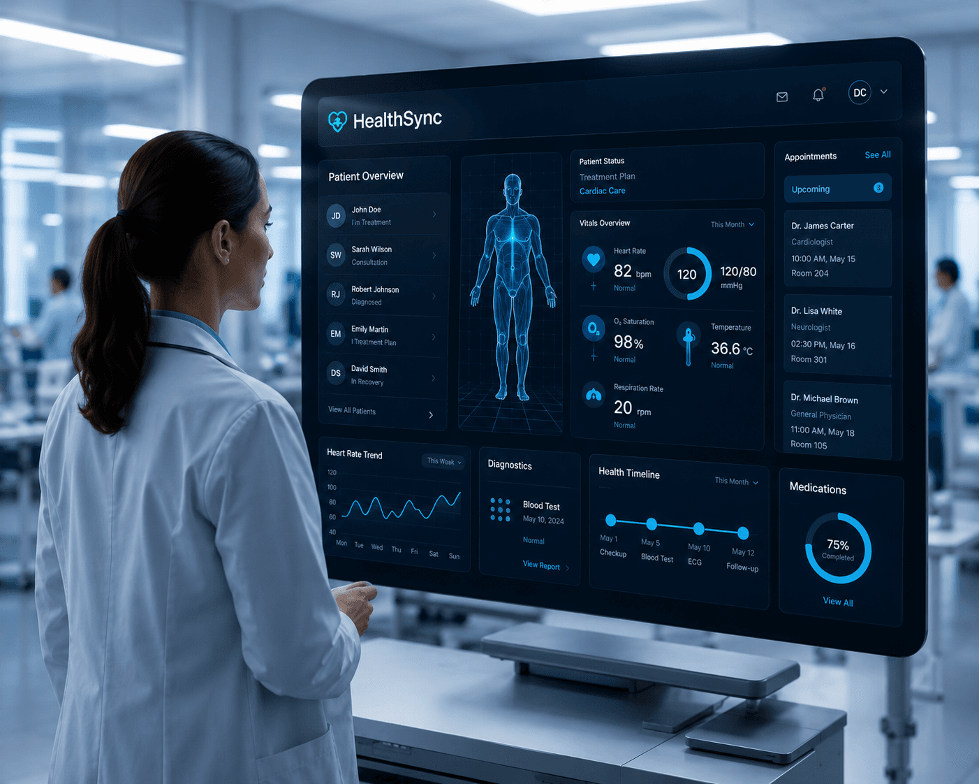 HealthSync project preview